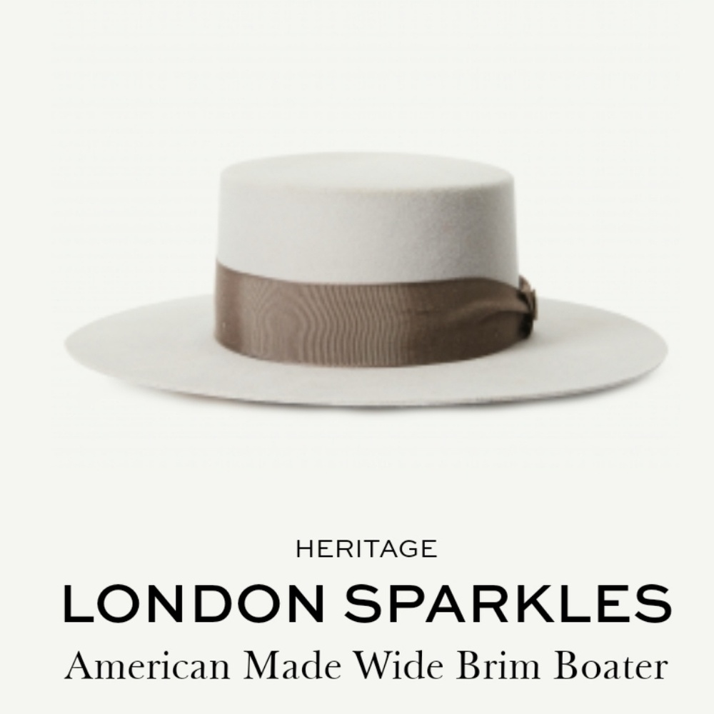 Goorin Bros London Sparkles in Silver NWT